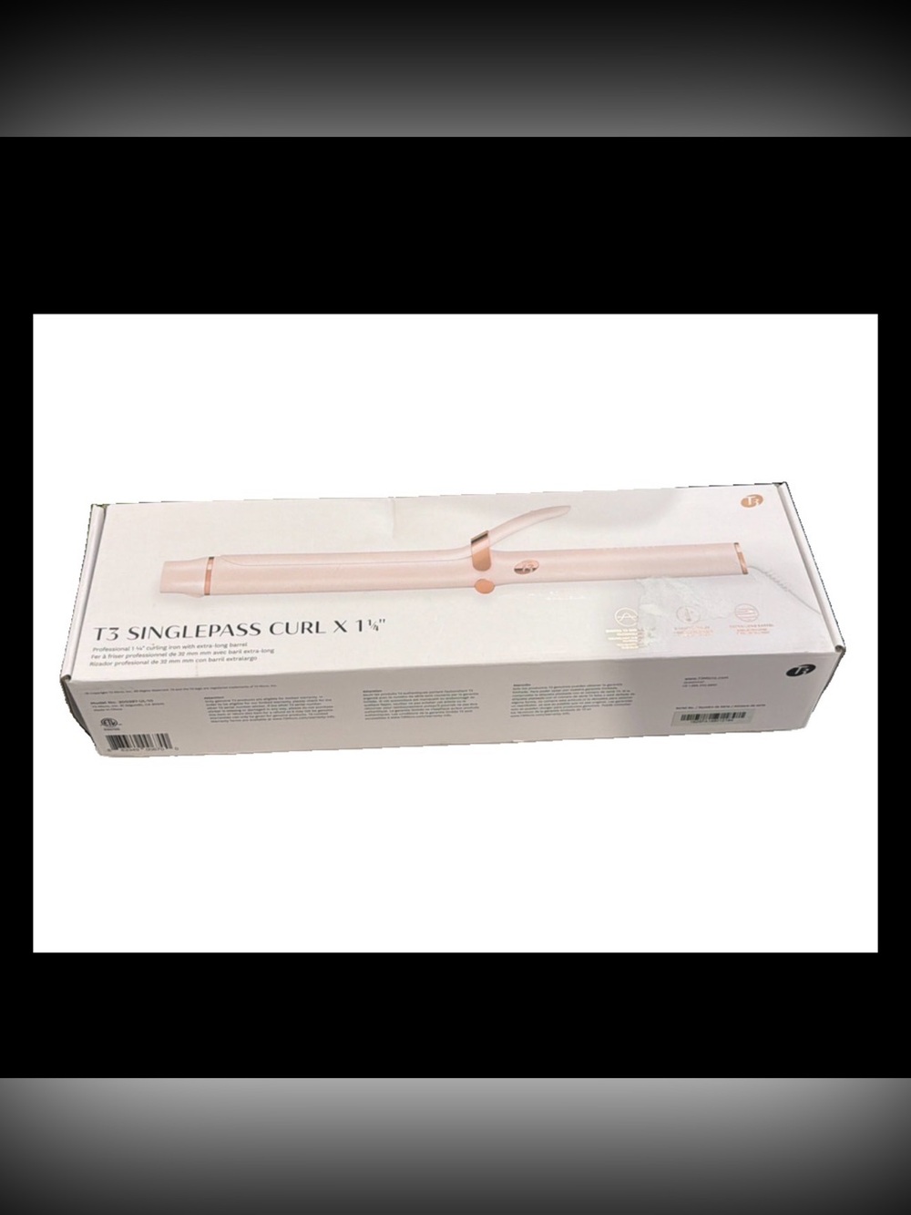 T3 SINGLEPASS CURL 1 1/4” Blush Pink NOB